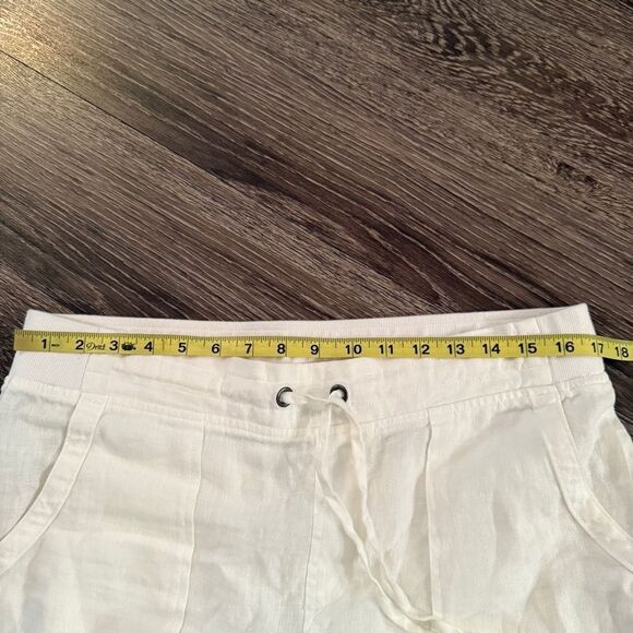 Athleta 100% Linen Drawstring Shorts - Picture 5 of 6